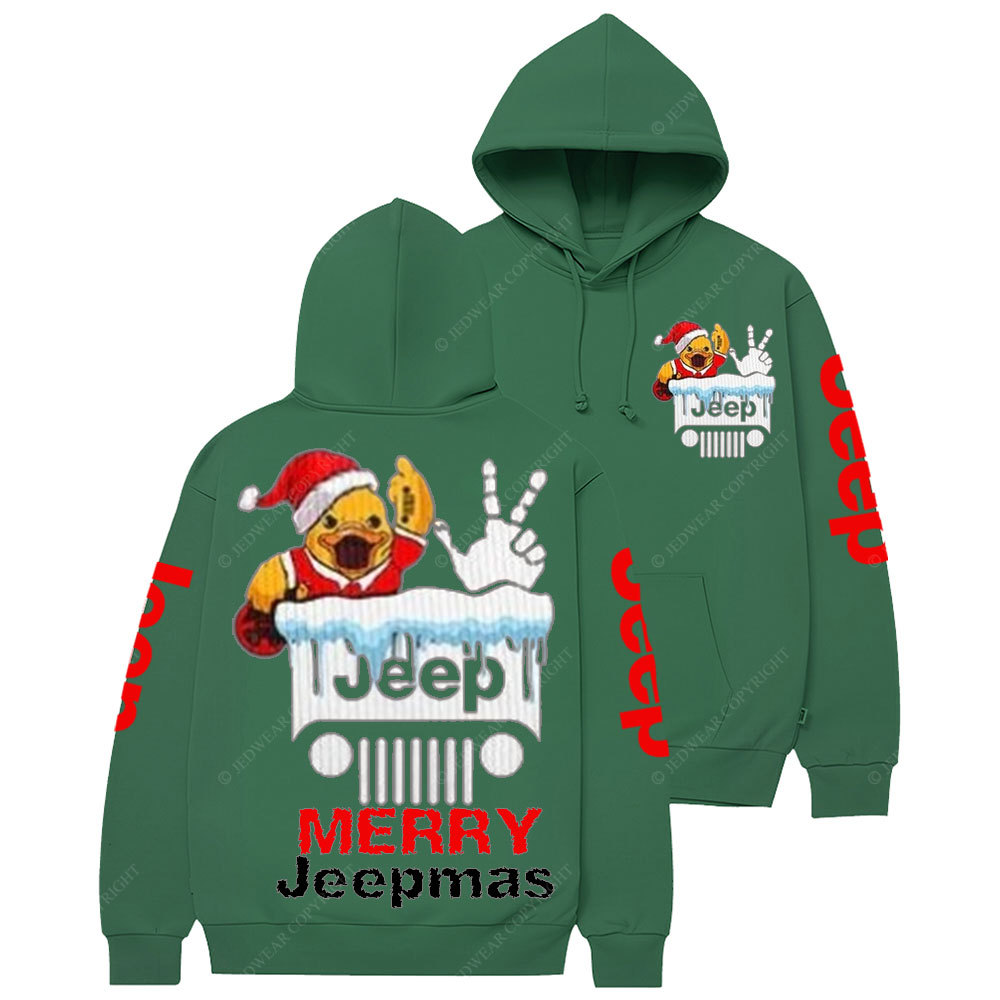 Duck Duck Jp Chistmas Snow Casual Hoodie
