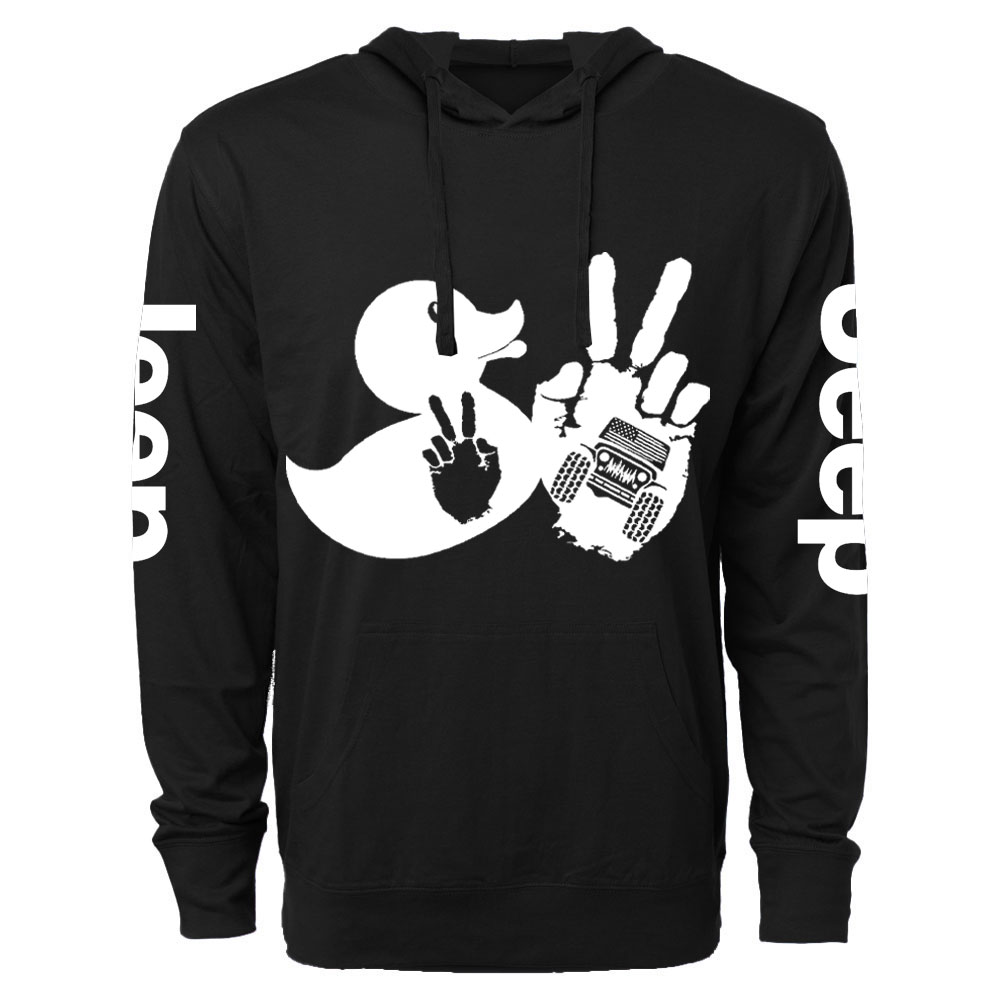 Duck Wave American Offroad Classic Oversized Lightweight Hoodie