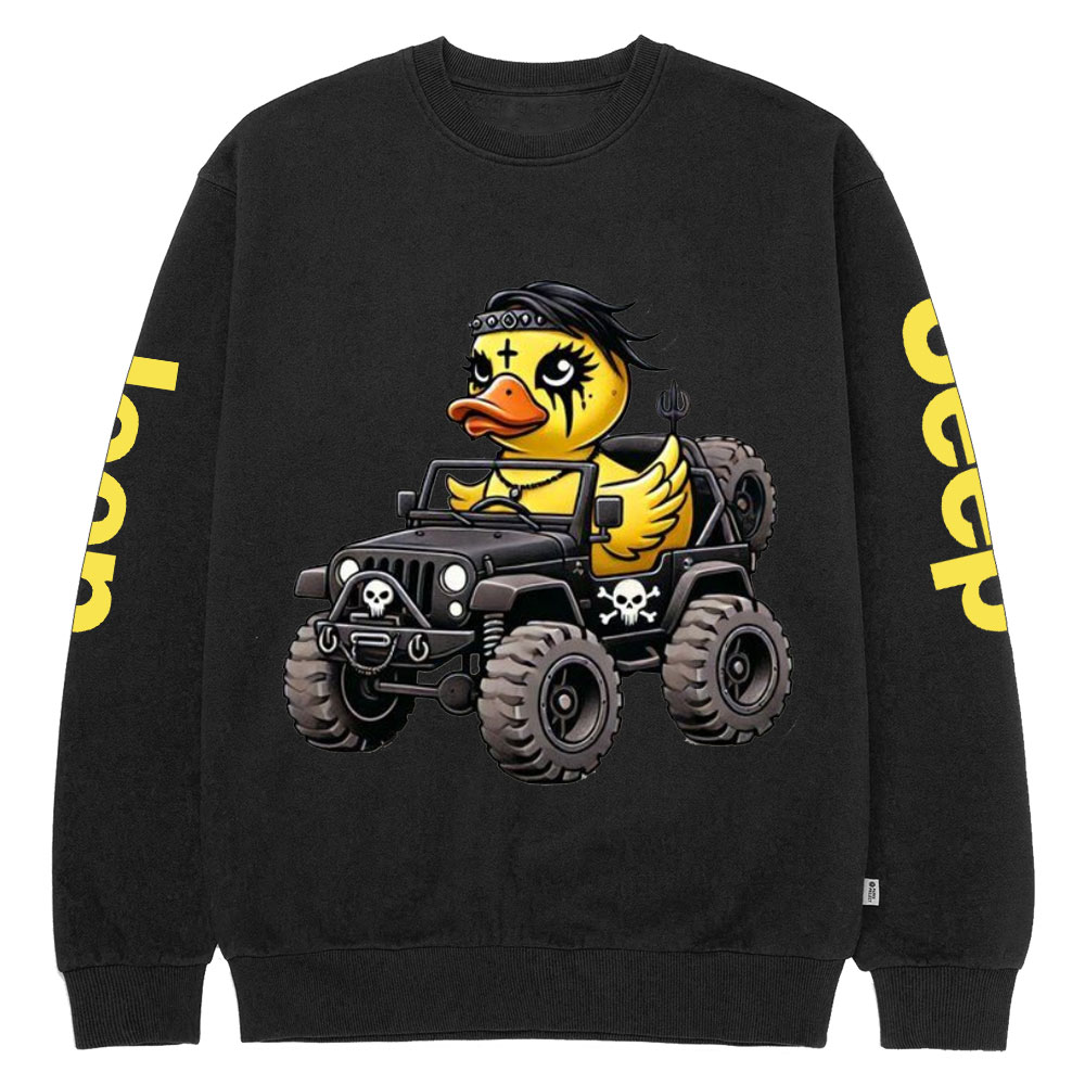 Punk Rock Duck Drive Jp Crew Neck Sweatshirt