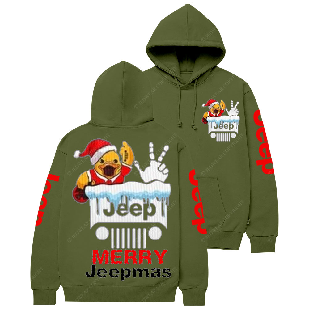 Duck Duck Jp Chistmas Snow Casual Hoodie
