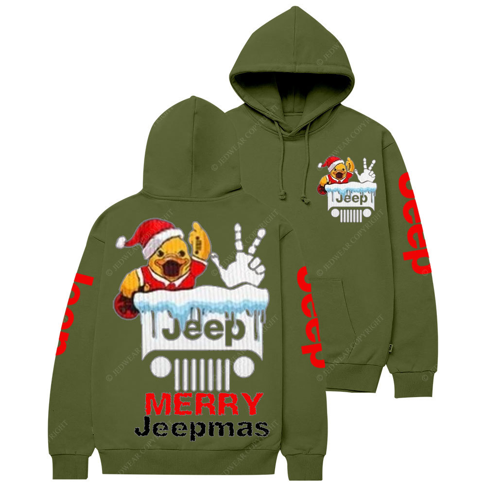 Duck Duck Jp Chistmas Snow Casual Hoodie