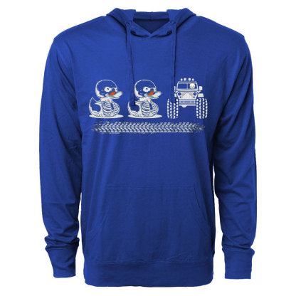 Halloween Trail Riding Adventure Duck Duck Jp Oversized Lightweight Hoodie