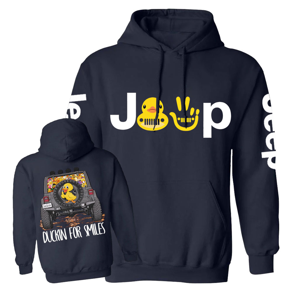Duckin for Smiles Jp Casual Hoodie