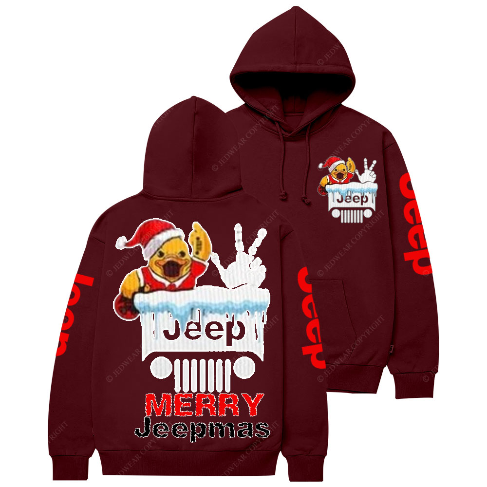 Duck Duck Jp Chistmas Snow Casual Hoodie