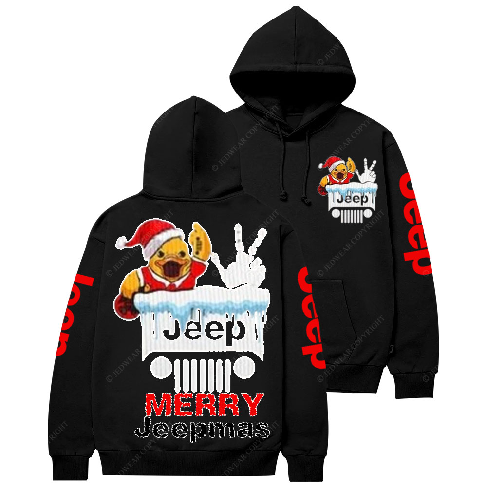 Duck Duck Jp Chistmas Snow Casual Hoodie