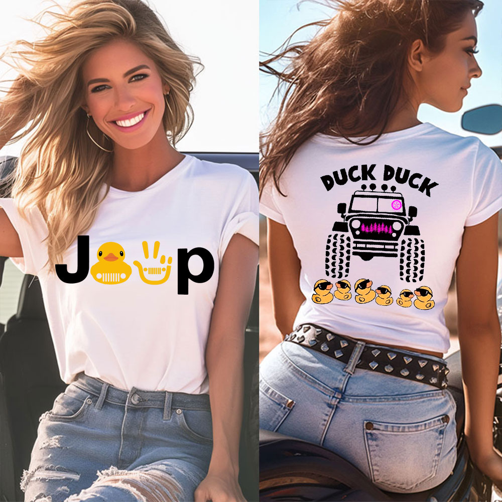 Pink Tire OffRoad Women Duck Duck Off Road Adventure Jp Women T-Shirt
