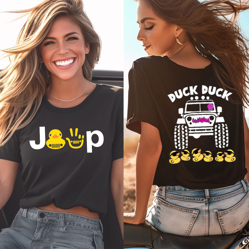 Pink Tire OffRoad Women Duck Duck Off Road Adventure Jp Women T-Shirt