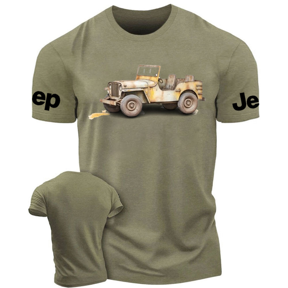 Watercolor Willys Jp CJ2A T-Shirt T-Shirt