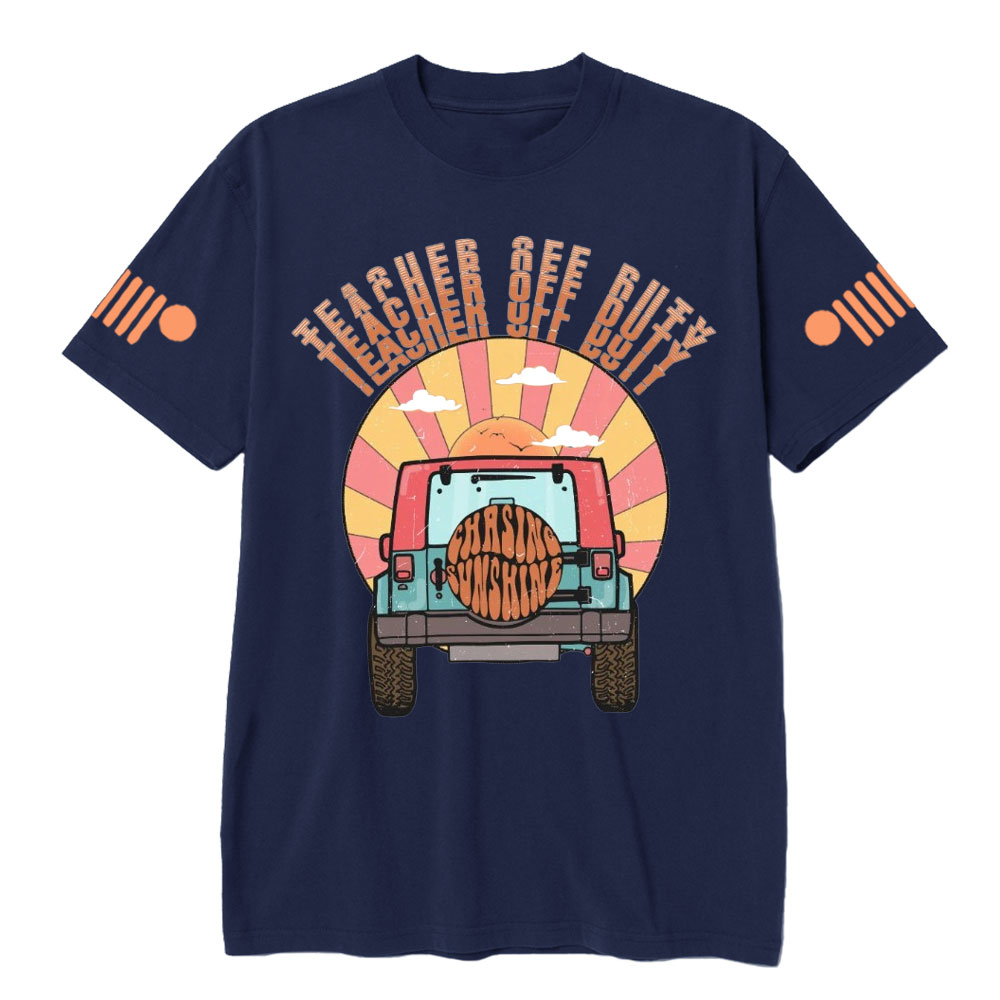 Teacher Off Duty, Jp Vacation Begins T-Shirt