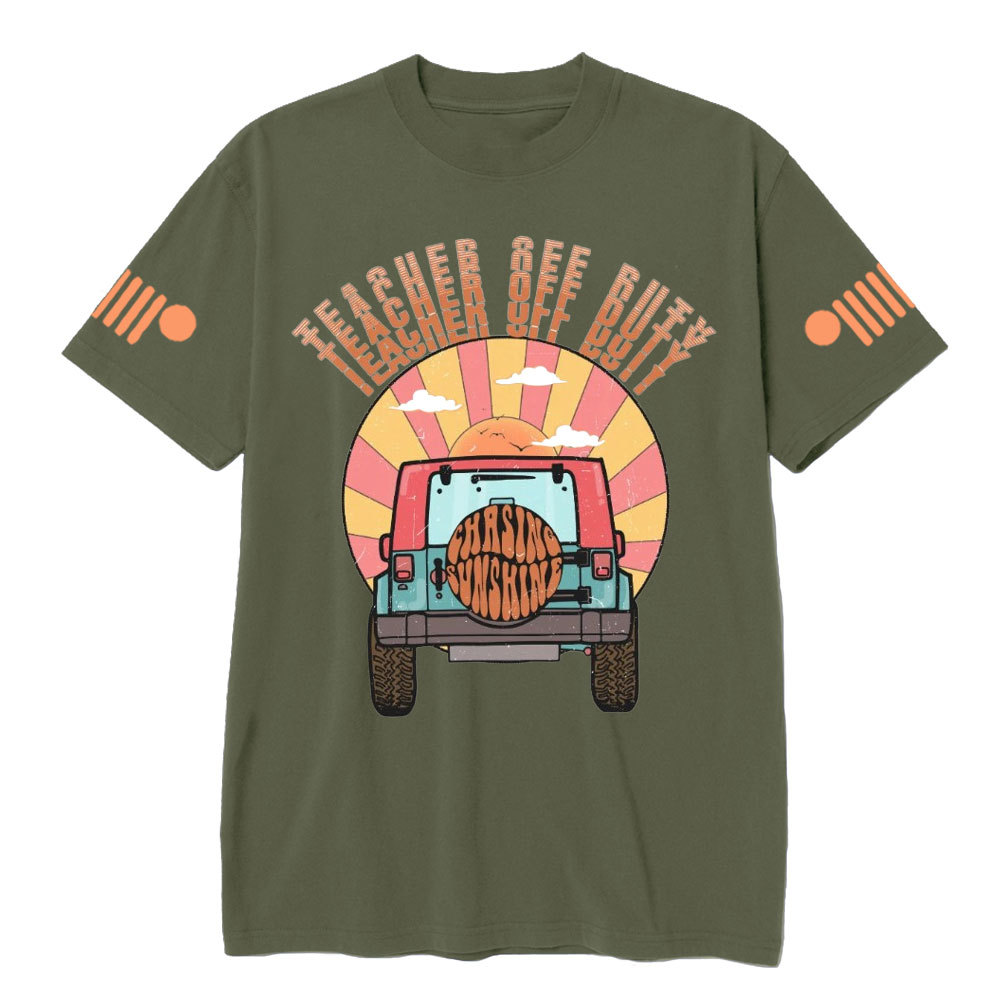 Teacher Off Duty, Jp Vacation Begins T-Shirt