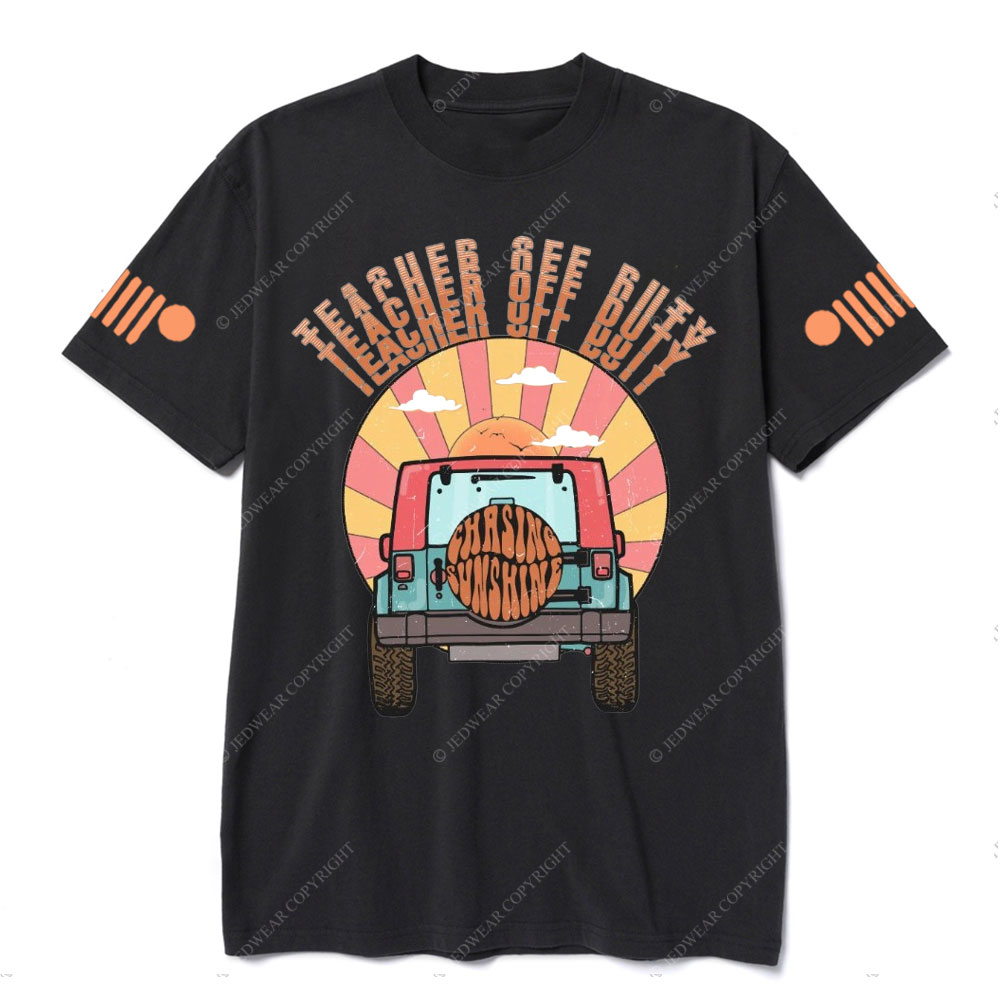 Teacher Off Duty, Jp Vacation Begins T-Shirt