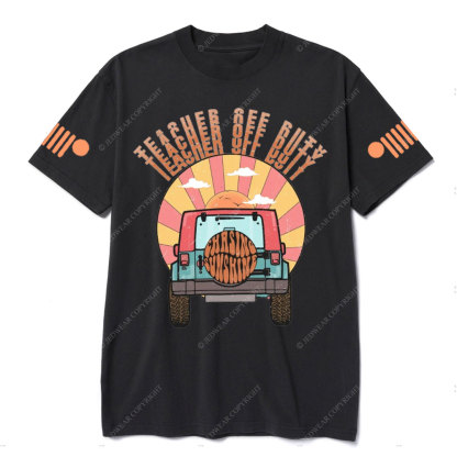 Teacher Off Duty, Jp Vacation Begins T-Shirt
