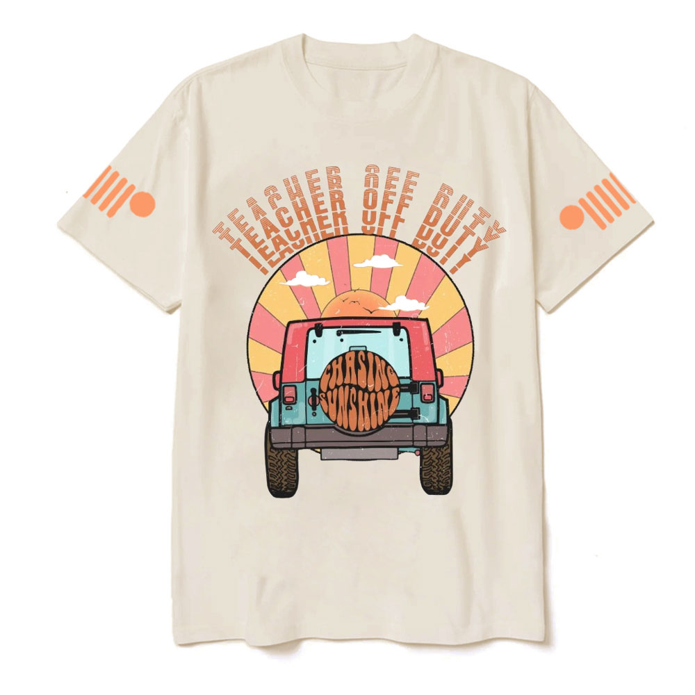 Teacher Off Duty, Jp Vacation Begins T-Shirt