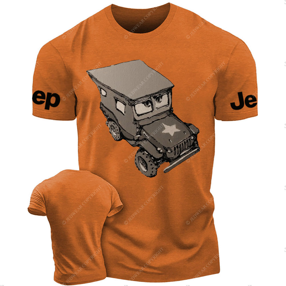 Cars Sarge Cute Acrylic on Canva Jp T-Shirt