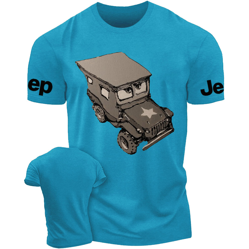 Cars Sarge Cute Acrylic on Canva Jp T-Shirt