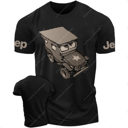 Cars Sarge Cute Acrylic on Canva Jp T-Shirt