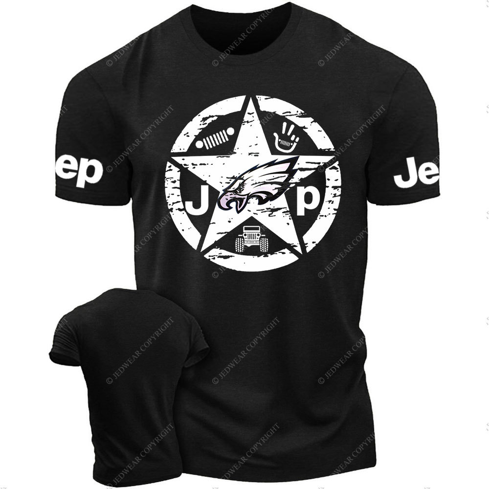 Philadelphia Football Team Jp Star T-Shirt