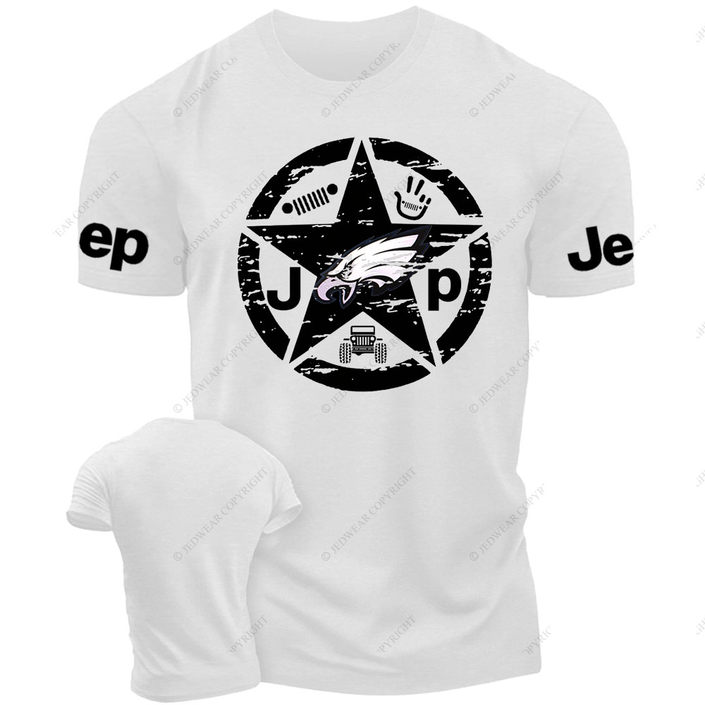 Philadelphia Football Team Jp Star T-Shirt