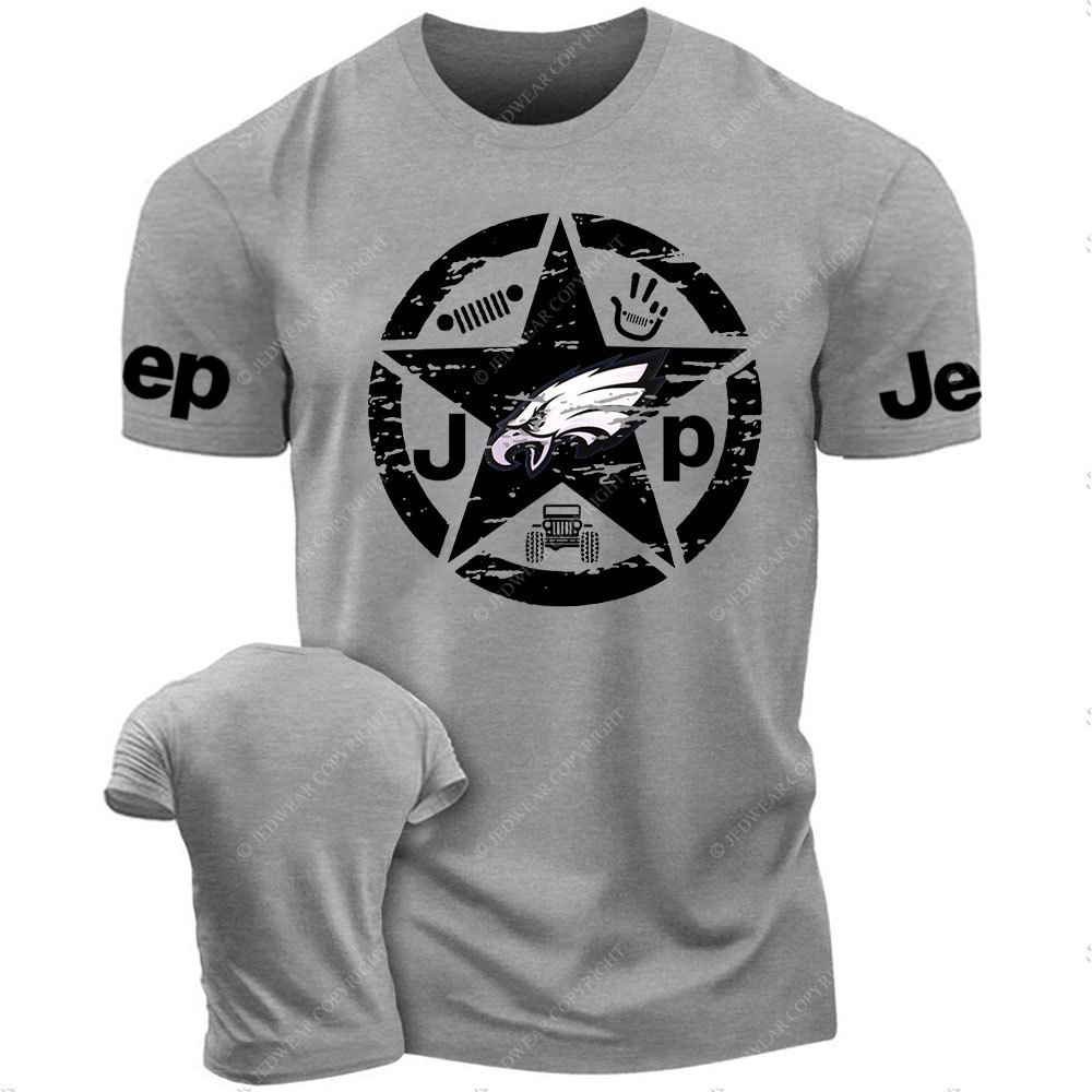 Philadelphia Football Team Jp Star T-Shirt