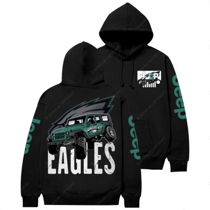 Philadelphia Eagles Football Jp Grille Casual Hoodie
