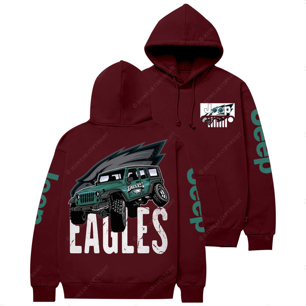Philadelphia Eagles Football Jp Grille Casual Hoodie