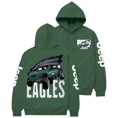 Philadelphia Eagles Football Jp Grille Casual Hoodie