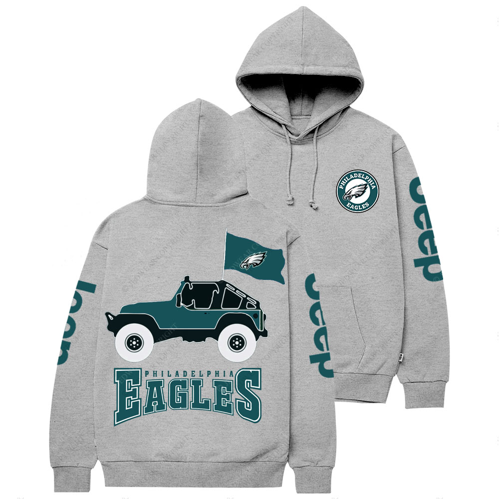 Philadelphia Eagles Circle Logo Football Jp Women Casual Hoodie