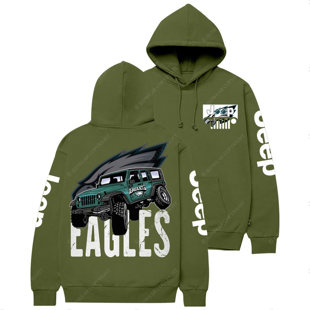 Philadelphia Eagles Football Jp Grille Casual Hoodie