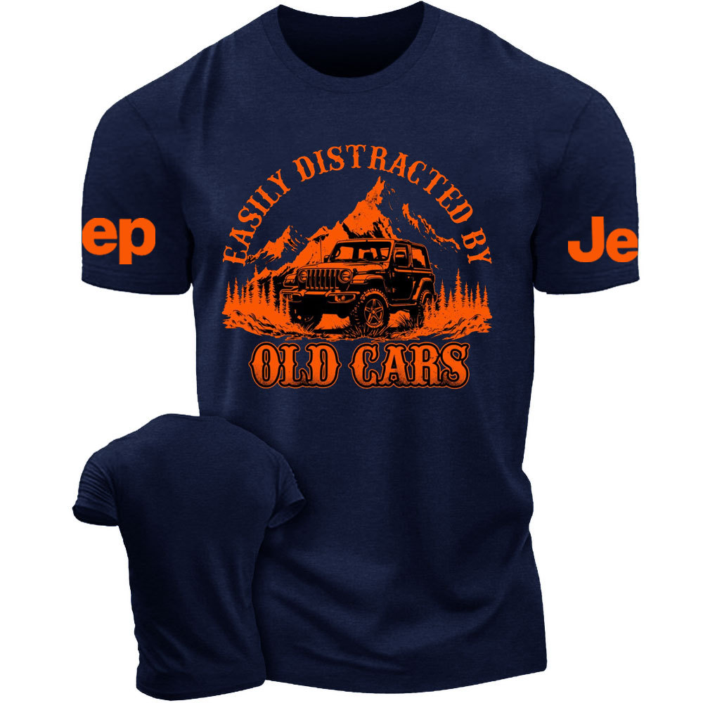 Easily Distracted by Old Cars Jp Lover T-Shirt