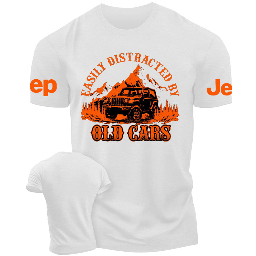 Easily Distracted by Old Cars Jp Lover T-Shirt
