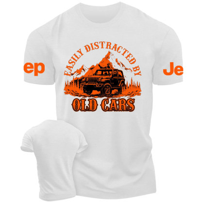 Easily Distracted by Old Cars Jp Lover T-Shirt