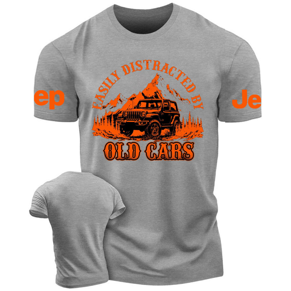Easily Distracted by Old Cars Jp Lover T-Shirt