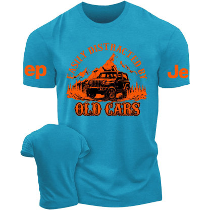 Easily Distracted by Old Cars Jp Lover T-Shirt