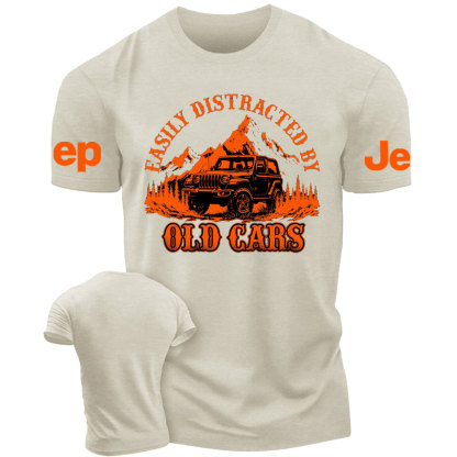 Easily Distracted by Old Cars Jp Lover T-Shirt