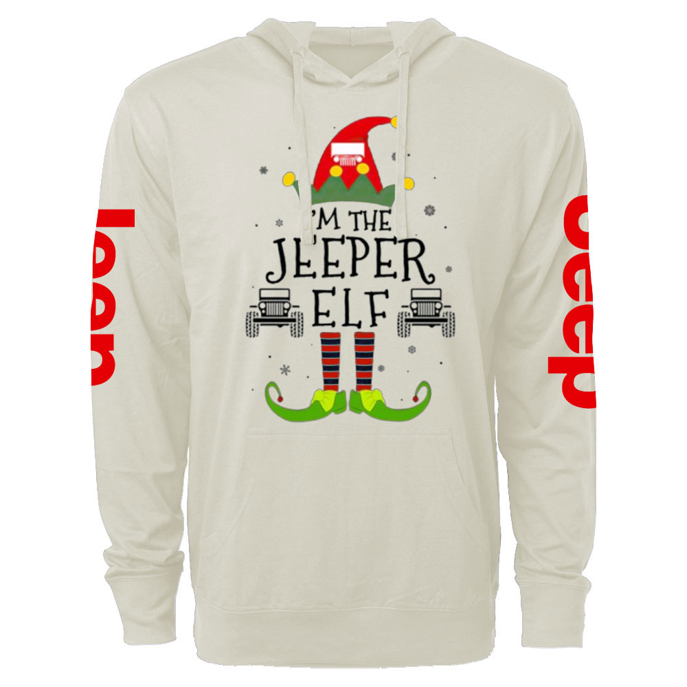 Elf Jp Christmas Oversized Lightweight Hoodie