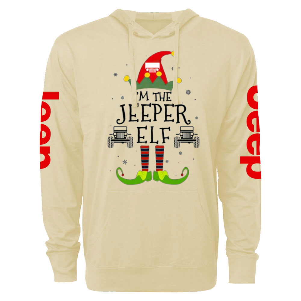Elf Jp Christmas Oversized Lightweight Hoodie