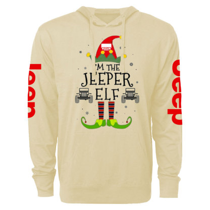 Elf Jp Christmas Oversized Lightweight Hoodie