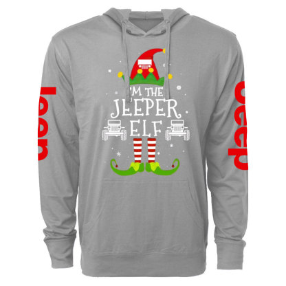 Elf Jp Christmas Oversized Lightweight Hoodie