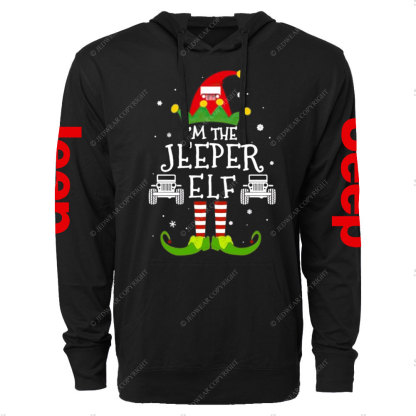 Elf Jp Christmas Oversized Lightweight Hoodie