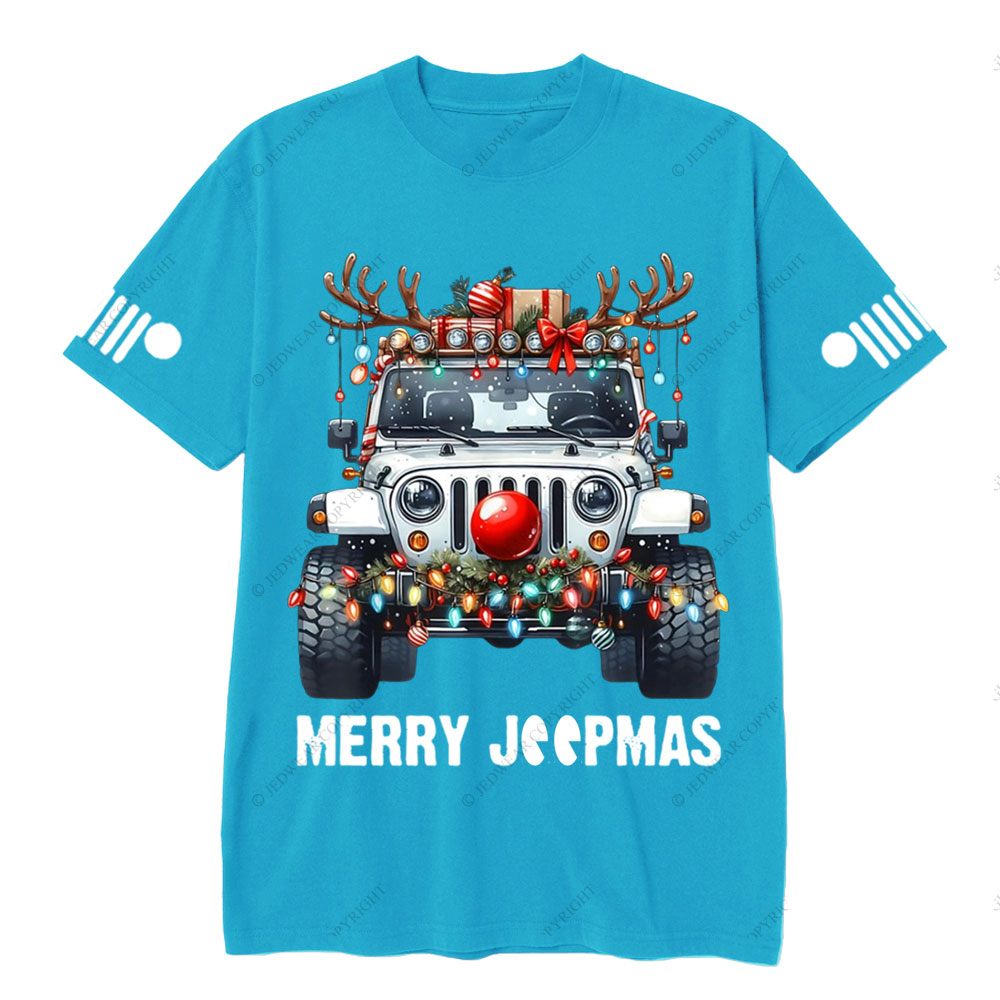 Merry Jpmas Christmas Offroading Ugly T-Shirt