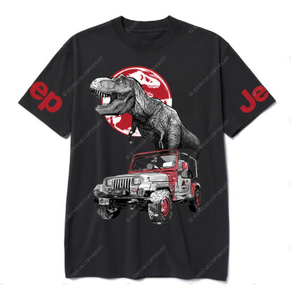 Dinosaurs Return Ink Painting Jp T-shirt