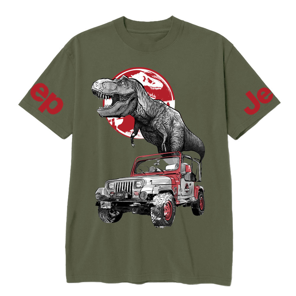 Dinosaurs Return Ink Painting Jp T-shirt