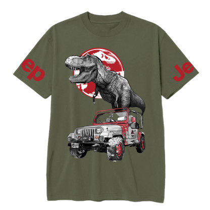 Dinosaurs Return Ink Painting Jp T-shirt
