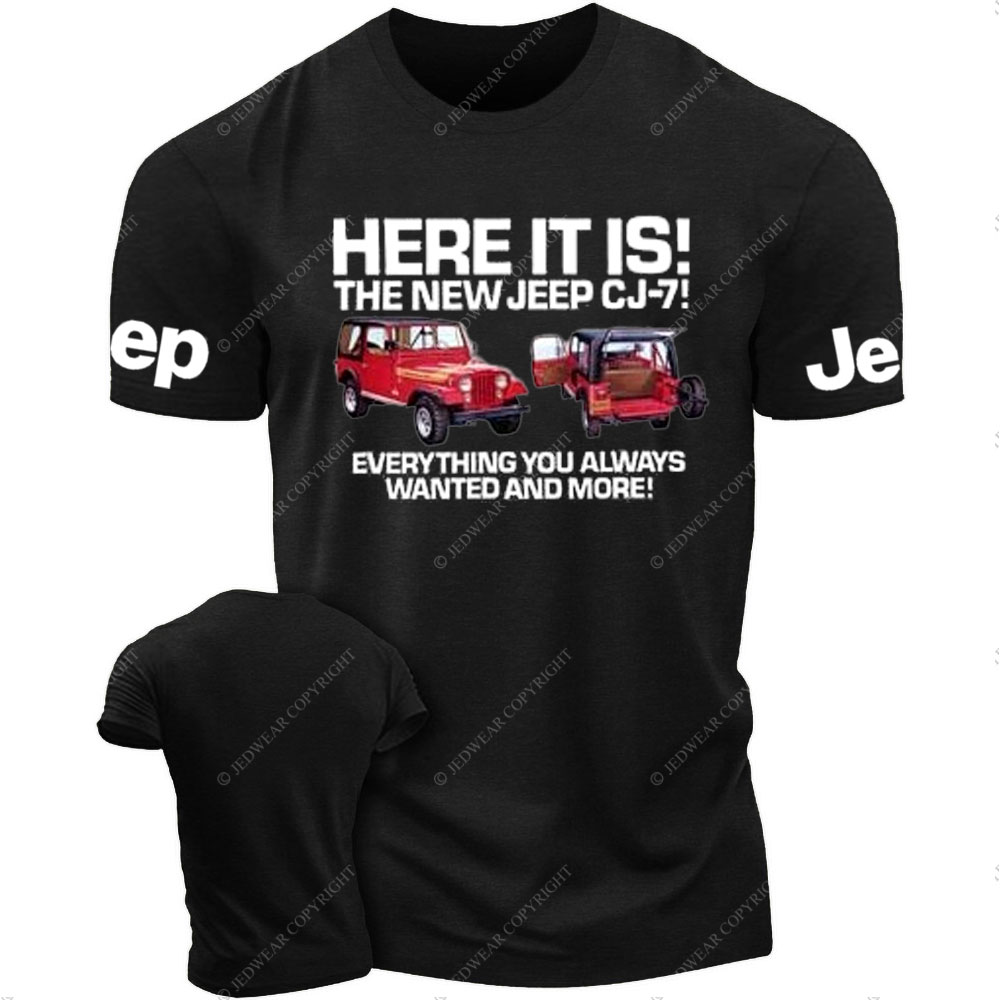 Here it is! The New Jp CJ-7 T-shirt
