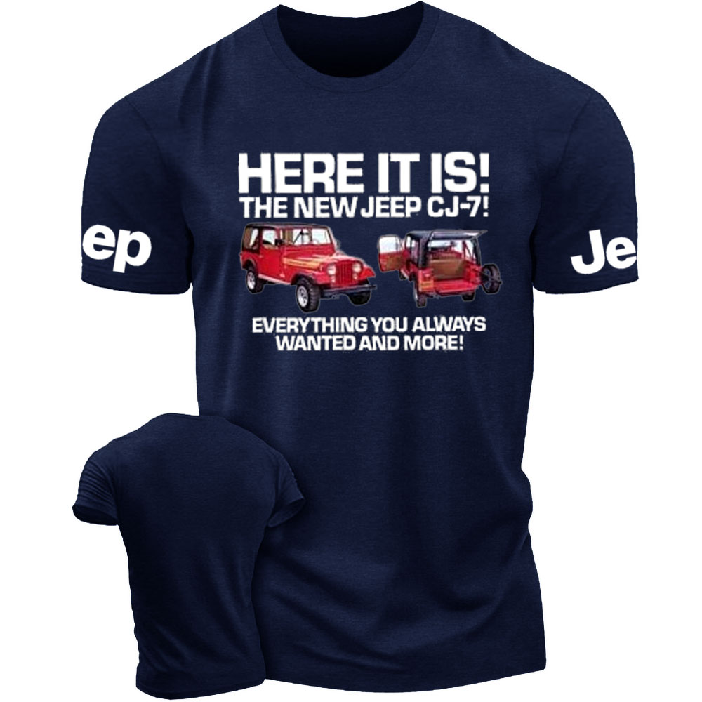 Here it is! The New Jp CJ-7 T-shirt