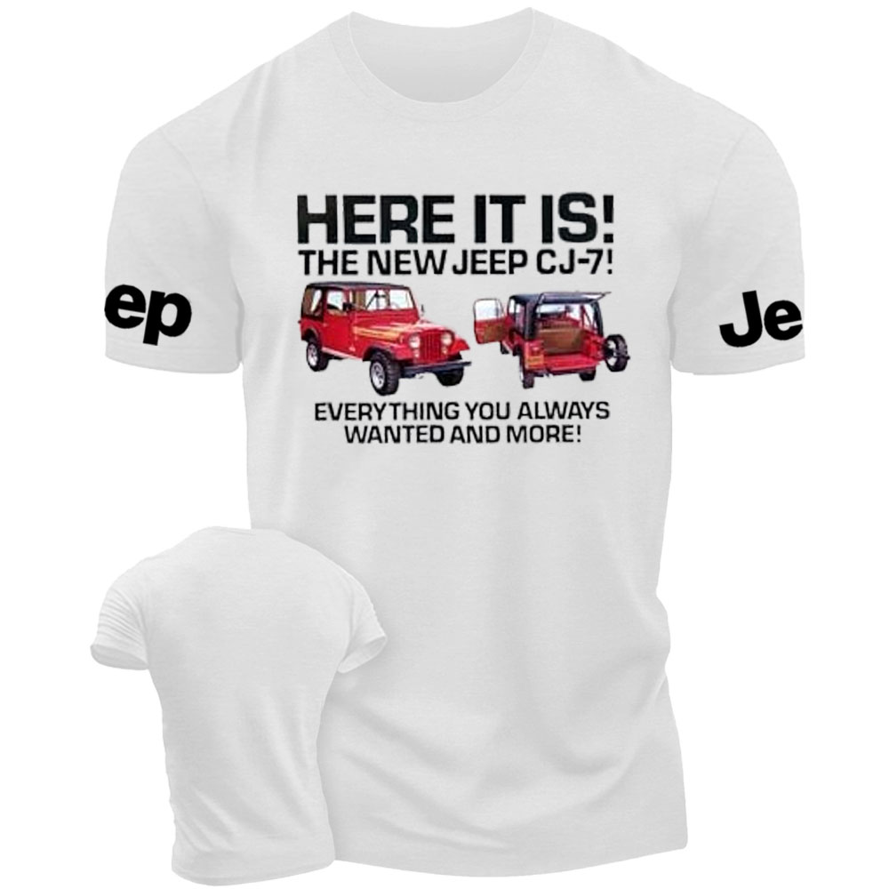 Here it is! The New Jp CJ-7 T-shirt