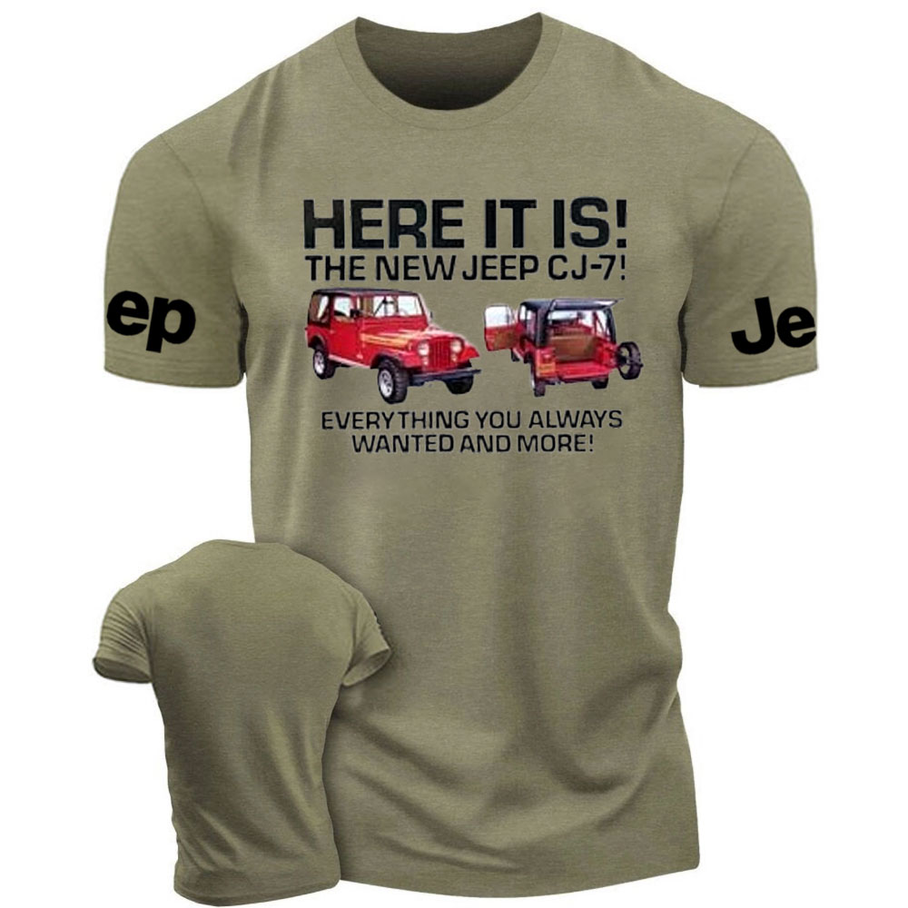 Here it is! The New Jp CJ-7 T-shirt