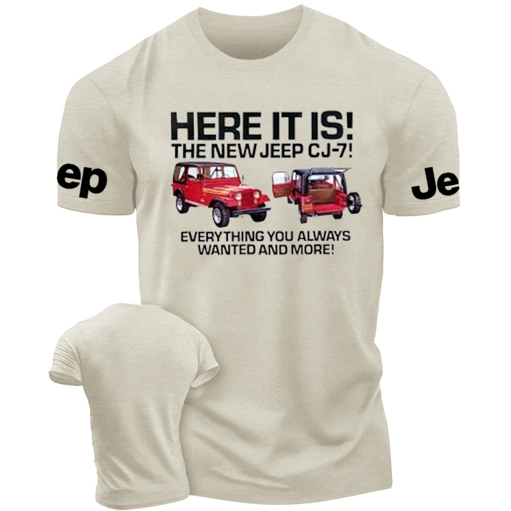 Here it is! The New Jp CJ-7 T-shirt