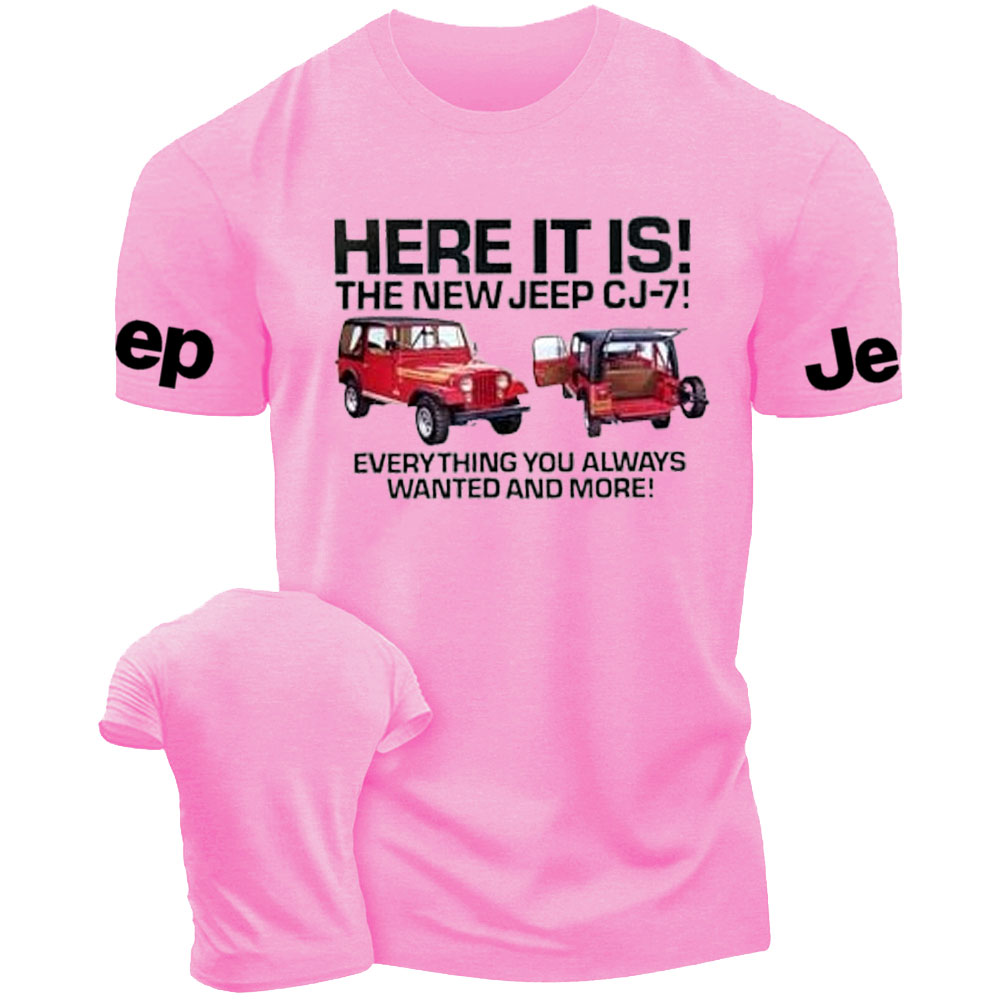 Here it is! The New Jp CJ-7 T-shirt