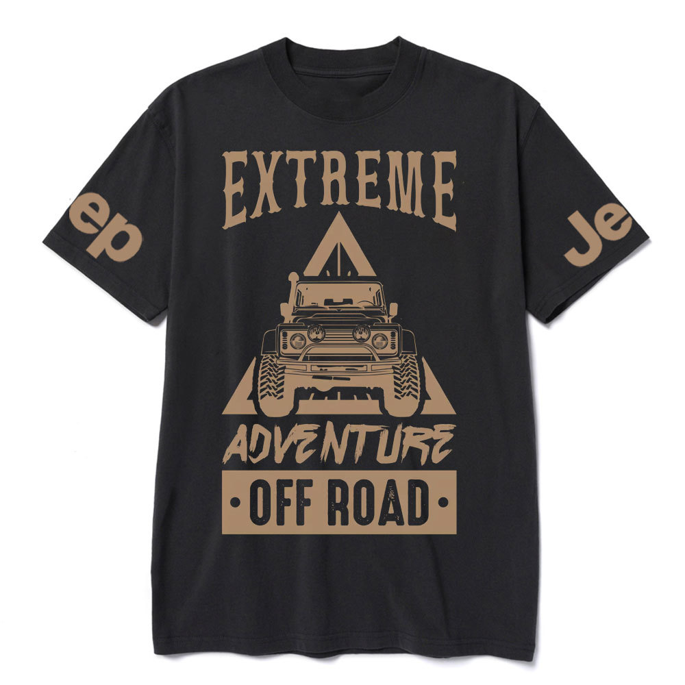 Khaki Extreme Advanture Offroad T-Shirt
